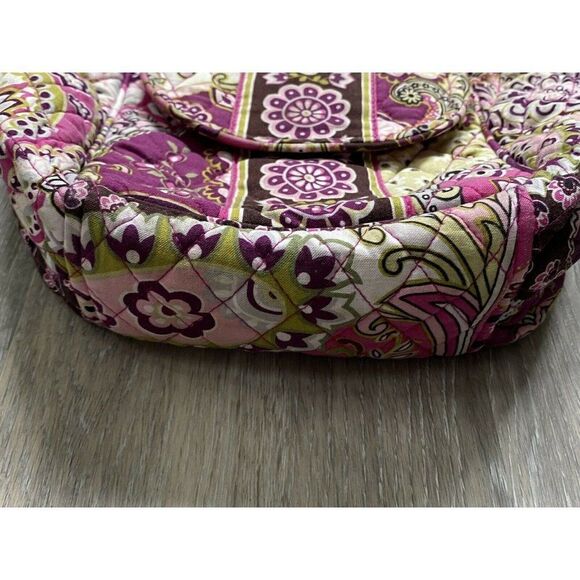 VERA BRADLEY Shoulder Crossbody Purse Very Berry Paisley Purple & Pinks Retired - Picture 8 of 12